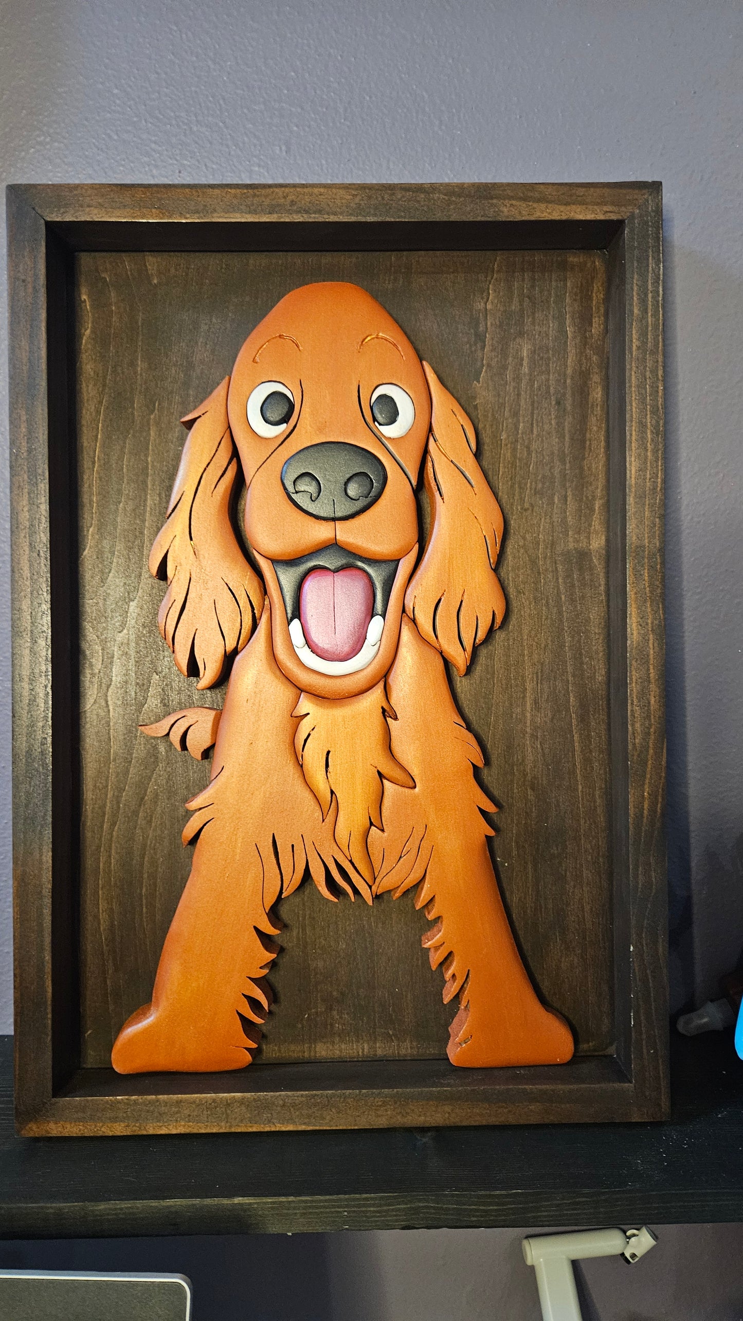 Custom Pet 3D Wooden Artwork- 12x18 Plain Background