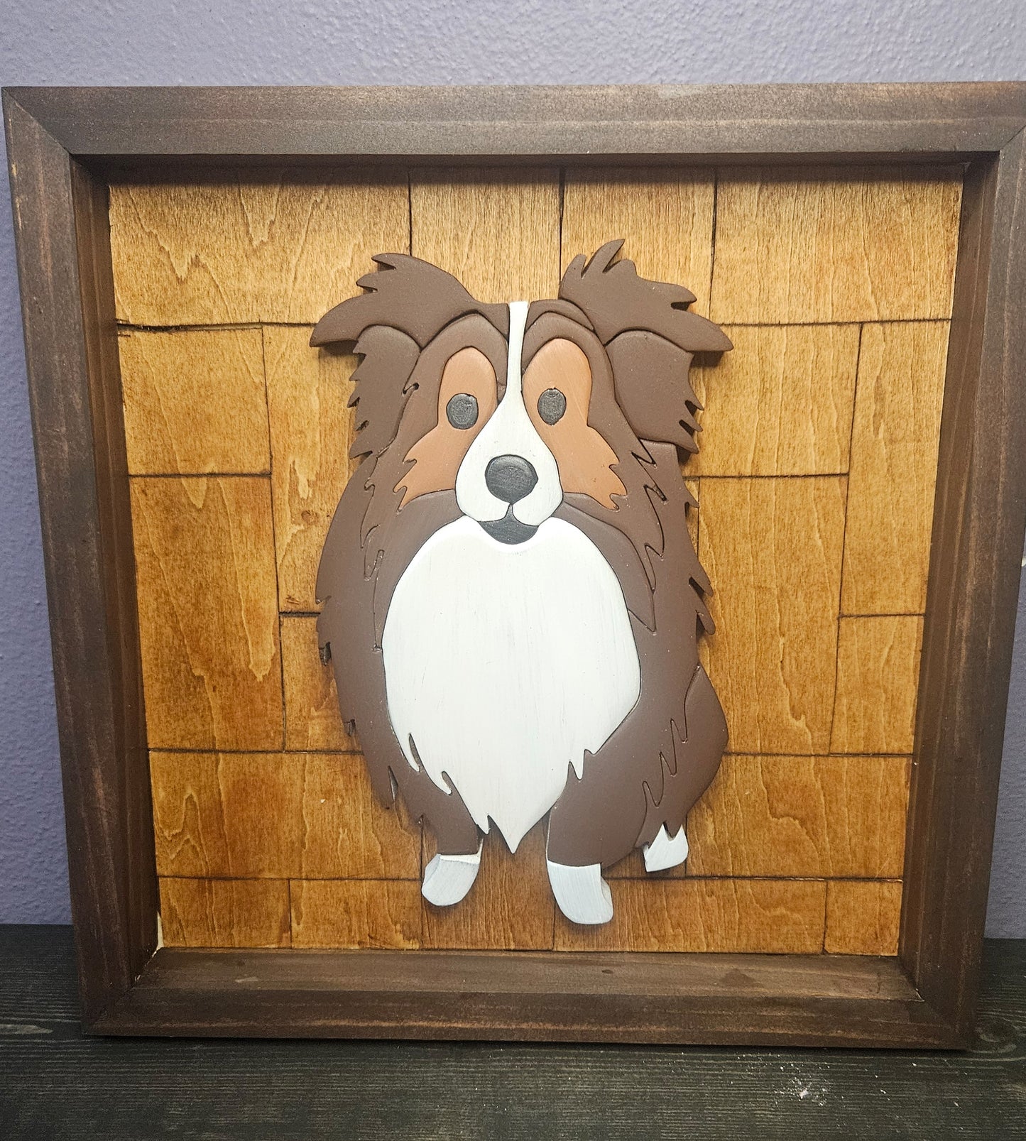 Custom Pet 3D Wooden Artwork- 12x12 Plain Background